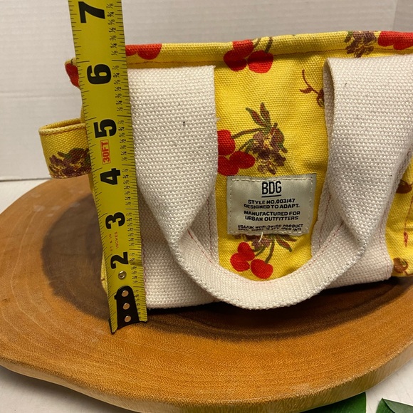 Urban Outfitters BDG Cherry 🍒 Print Canvas Mini Tote Bag - Picture 11 of 13